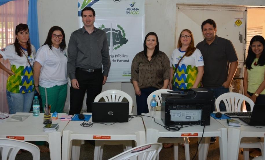 A assistente social Rosana Trauczynski, a assessora jurídica Elaine Oshima, os defensores públicos Matheus Cavalcanti Munhoz e Renata Tsukada, a assessora jurídica Kátia Brüning, o promotor de Justiça Fernando de Paula Xavier Junior e a assessora jurídica Suely Mendes Barreto.