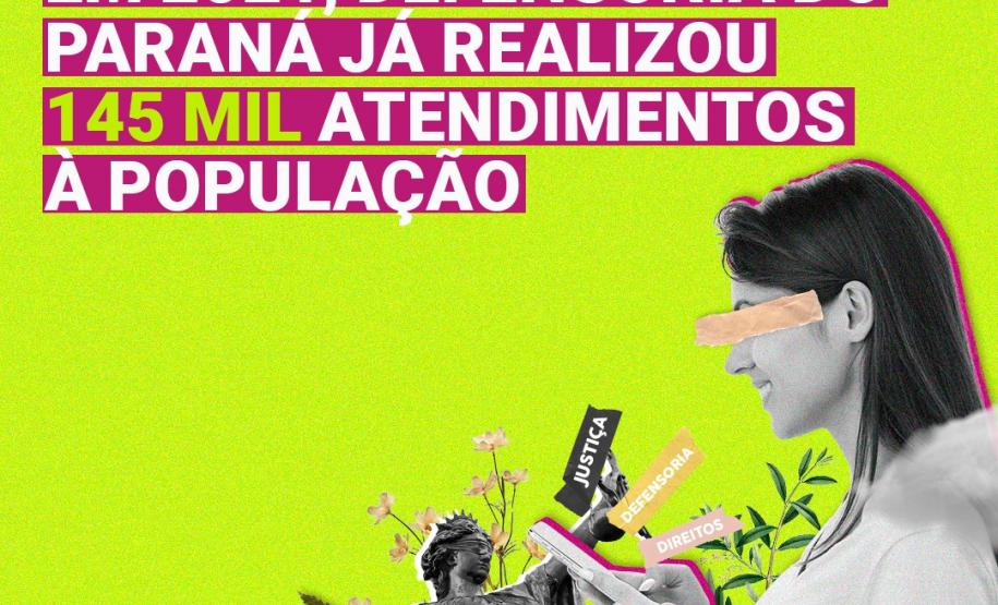 Em 2021, Defensoria do Paraná já realizou 145 mil atendimentos à população