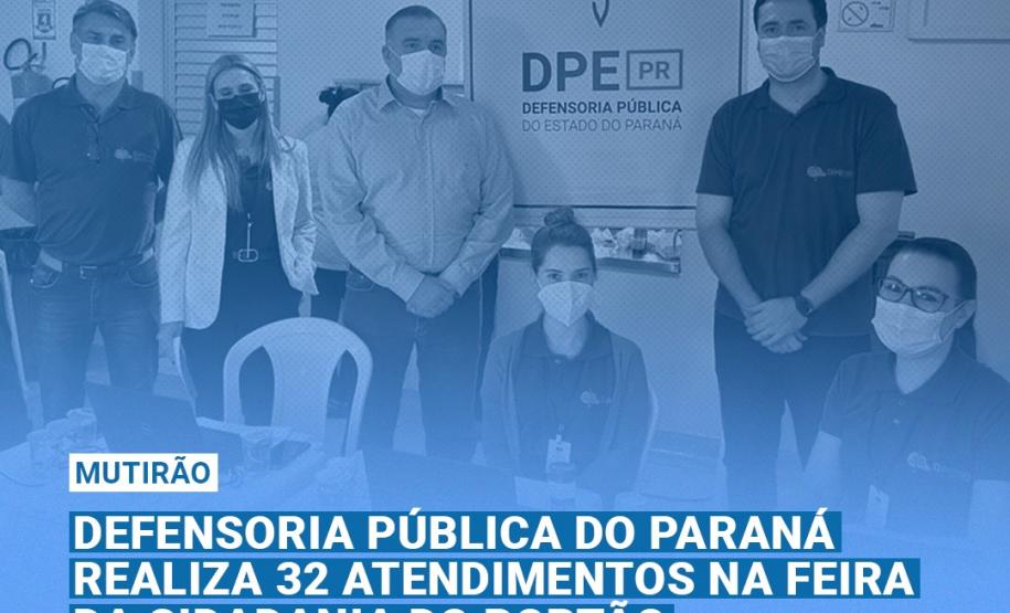 DPE-PR realiza 32 atendimentos na Feira da Cidadania do Portão