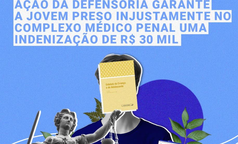 Com ação da Defensoria, jovem preso injustamente no Complexo Médico Penal obtém indenização de R$ 30 mil