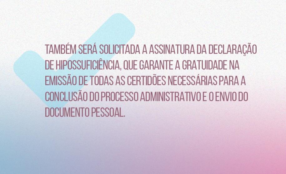 Passo a passo para realizar a retificação de gênero na Defensoria Pública do Paraná