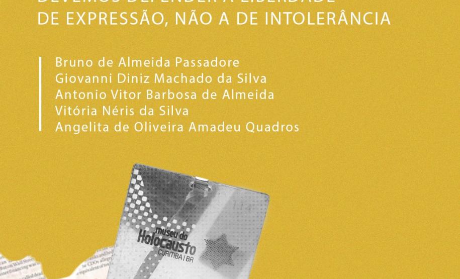 Devemos defender a liberdade de expressão, não a de intolerância.