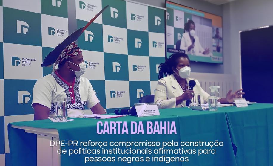 DPE-PR reforça compromisso pela construção de políticas institucionais afirmativas para pessoas negras e indígenas.
