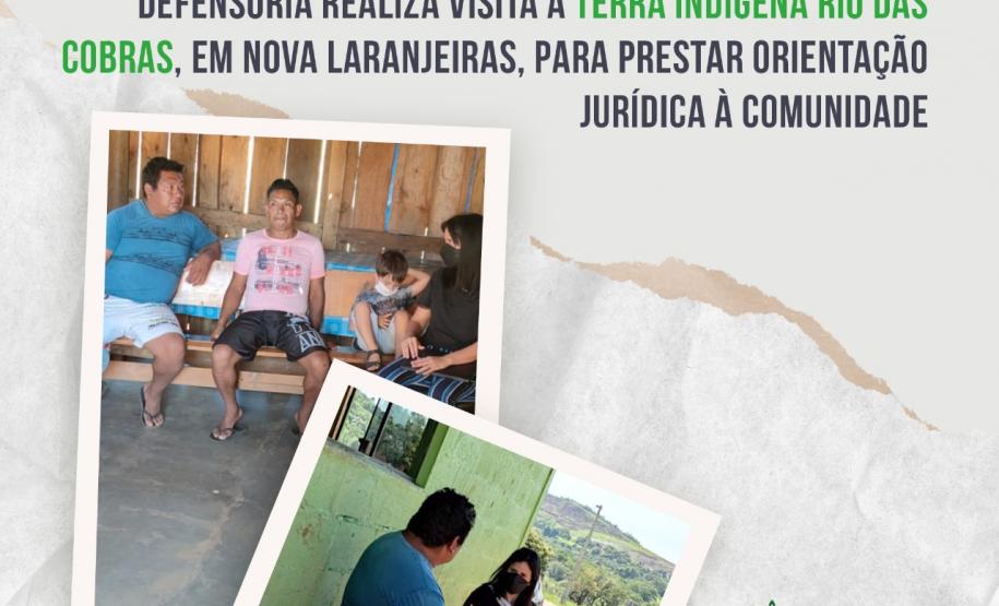 Defensoria realiza visita à Terra Indígena Rio das Cobras, em Nova Laranjeiras, para prestar orientação jurídica à comunidade