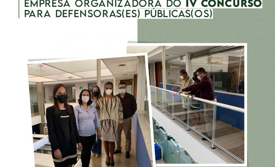 DPE-PR inspeciona instalações da empresa organizadora do IV Concurso para Defensoras(es) Públicas(os).