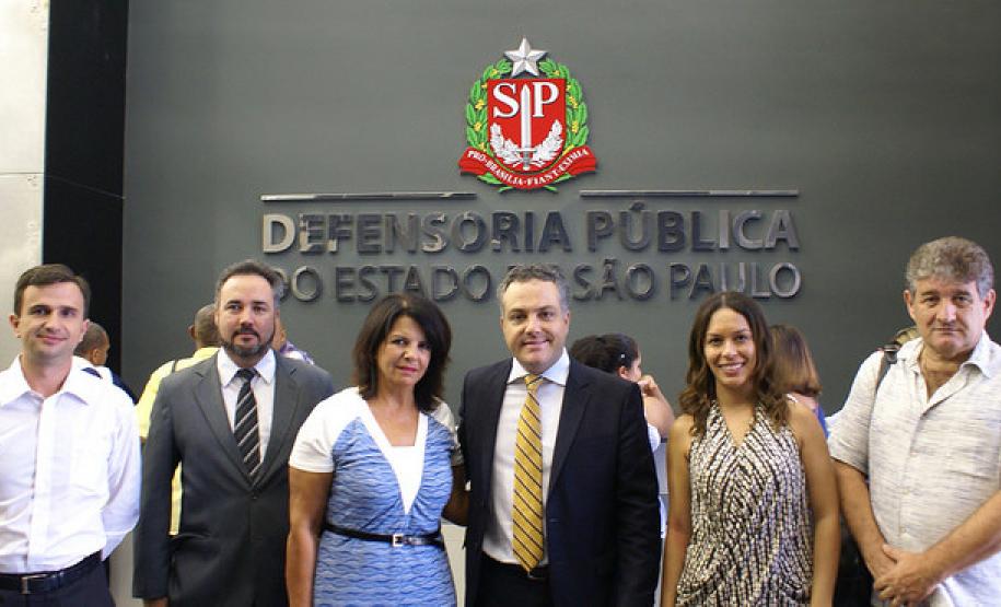 Na parte da manhã, eles estiveram reunidos com o Defensor Público-Geral de SP, Rafael Vernaschi, e com a Assessora da Qualidade de Atendimento, Leila Rocha Sponton.