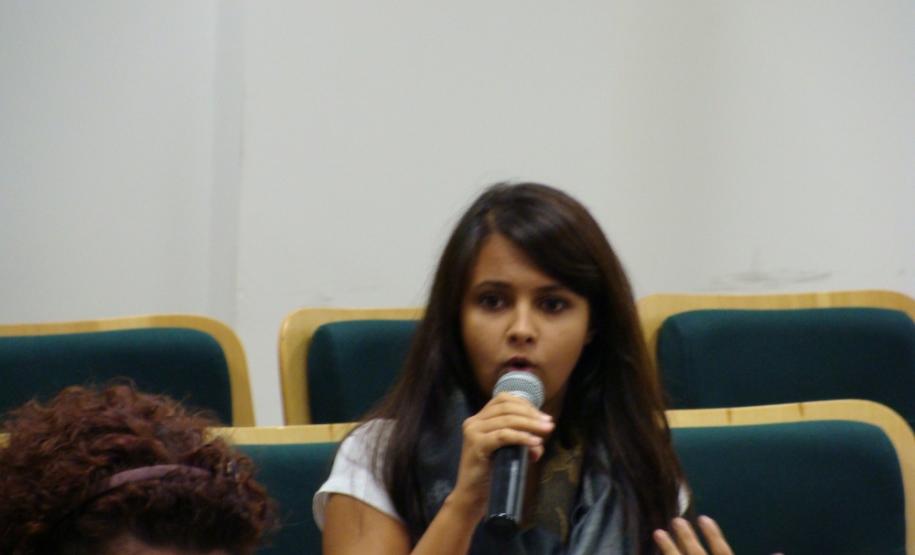 Roda de conversa discutiu violência de gênero.