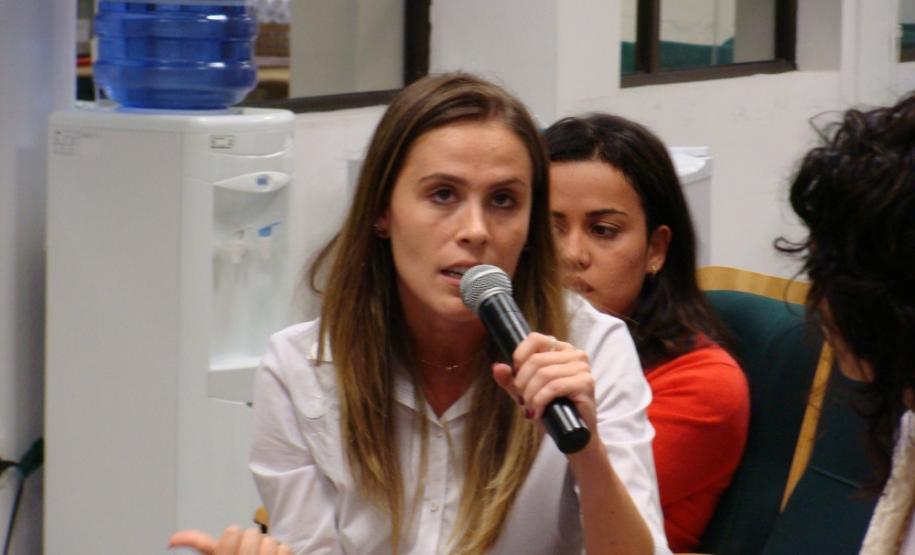 Roda de conversa discutiu violência de gênero.