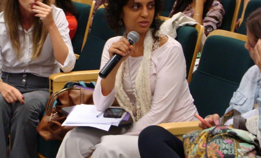 Roda de conversa discutiu violência de gênero.