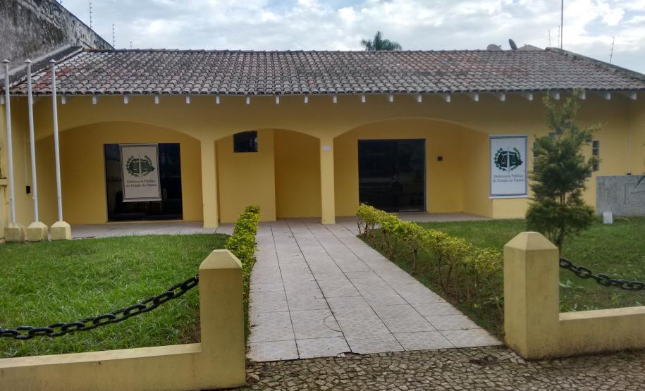 Sede da Defensoria Pública em Paranaguá