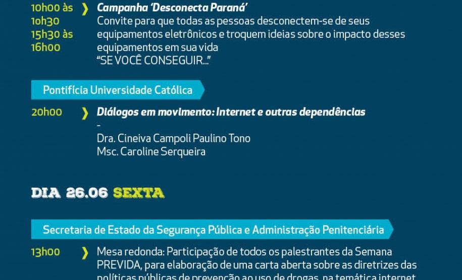 DPPR participa da Semana Estadual de Prevenção ao Uso de Drogas.