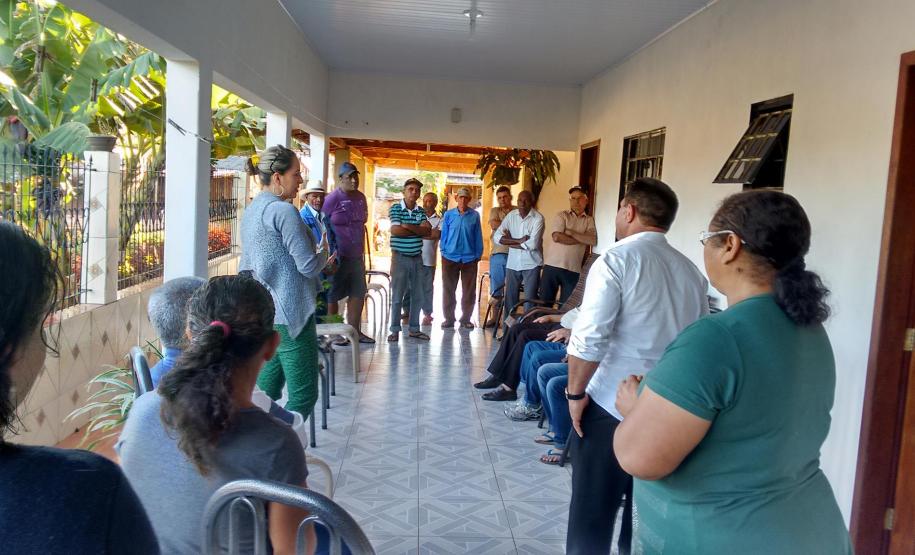 Defensoria se reuniu com agricultores de Iretama.