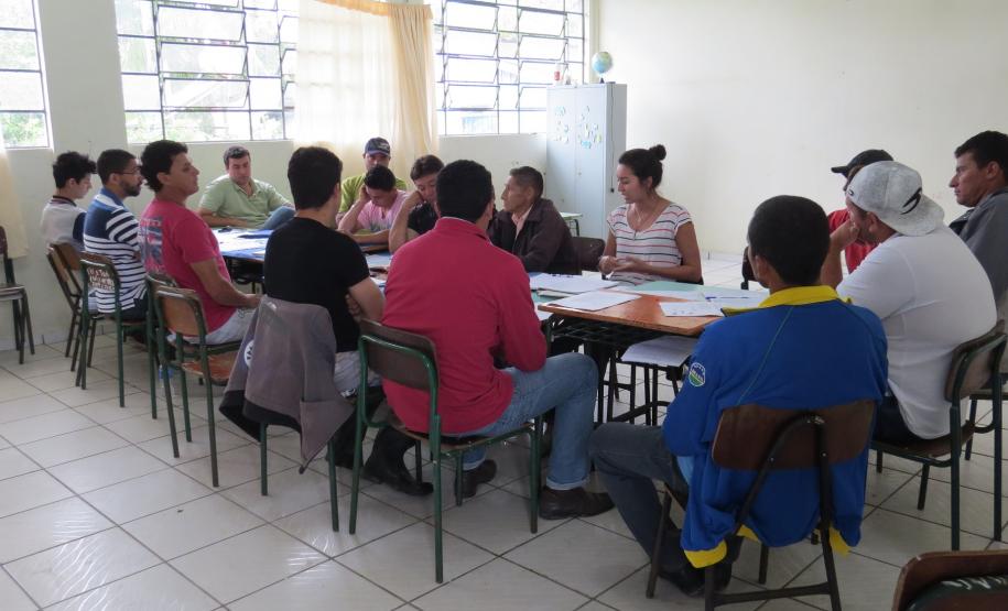 Encontro com lideranças do MOPEAR em Tibicanga.