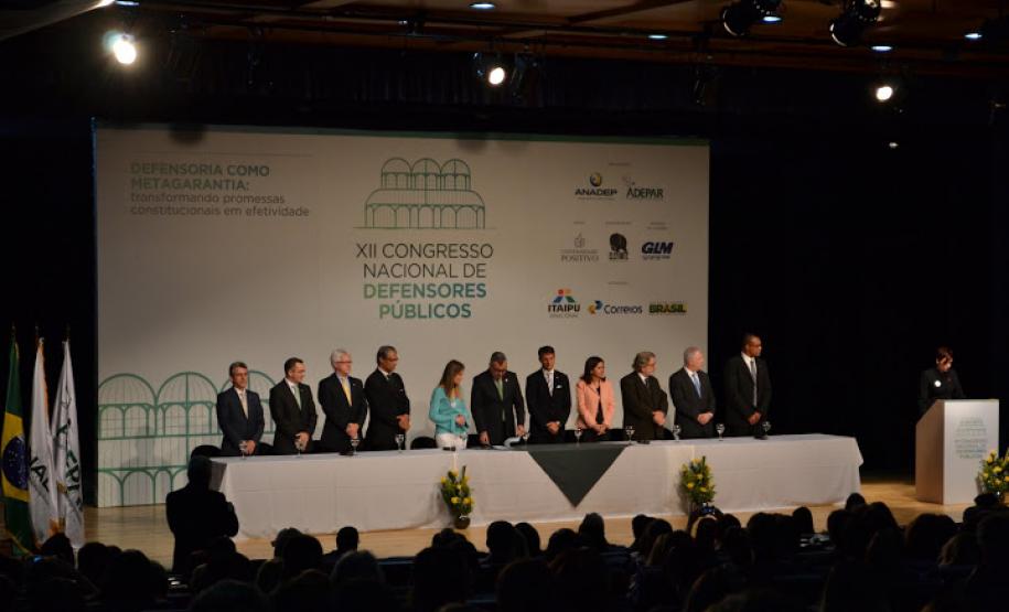 Paraná sediou o XII Congresso Nacional de Defensores Públicos. Encontro teve como tema “Defensoria como Metagarantia: transformando promessas constitucionais em efetividade”.