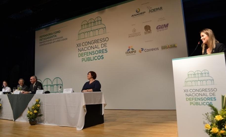 Paraná sediou o XII Congresso Nacional de Defensores Públicos. Encontro teve como tema “Defensoria como Metagarantia: transformando promessas constitucionais em efetividade”.