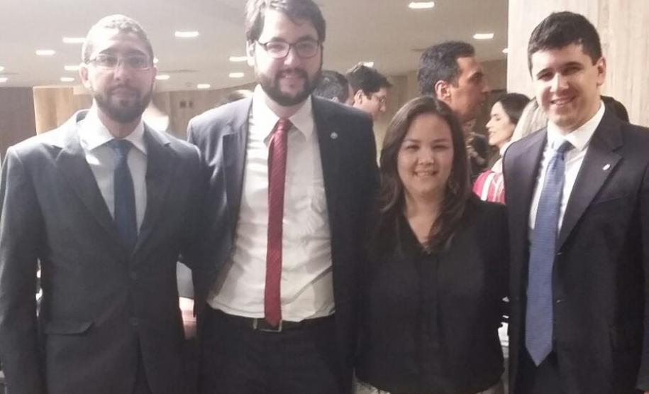 Wisley, Henrique, Renata e Nicholas: os defensores públicos do Paraná que participaram do primeiro curso do Defensoria no Cárcere, no Maranhão.