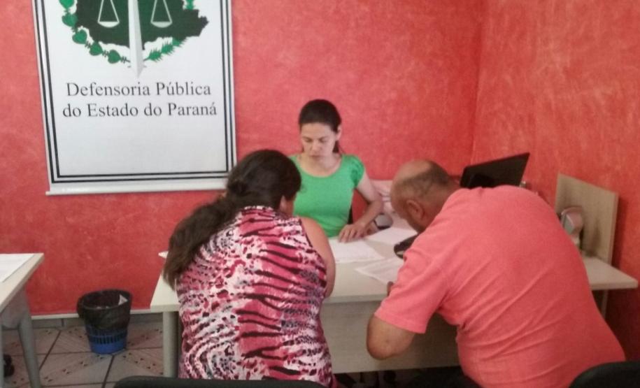 Mutirão de conciliação na área da família promovidos pela Defensoria Pública do Paraná em São José dos Pinhais
