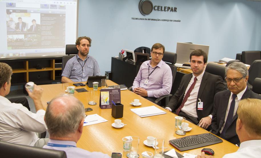 Gestores da Celepar e da DPPR se reuniram para discutir a implantação de sistemas de informação que vão permitir a integração da Defensoria com outras instituições públicas.
