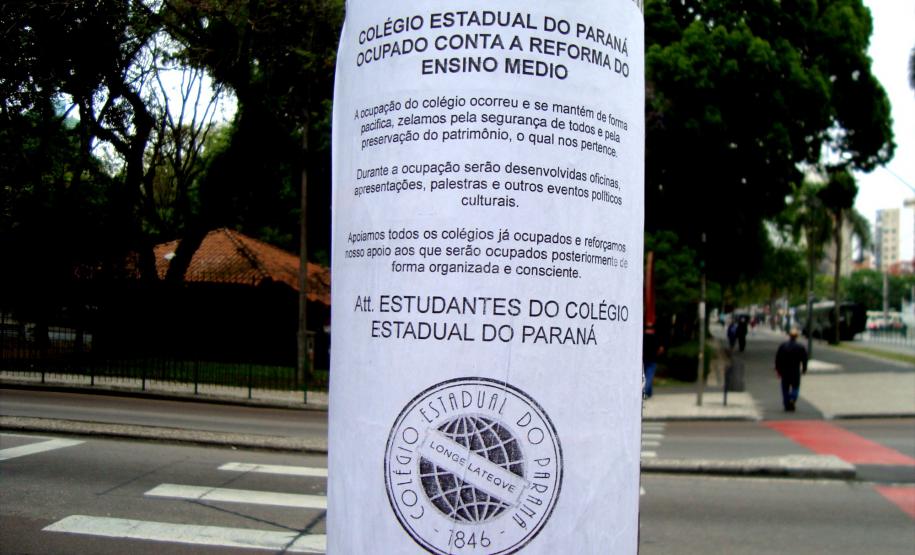 Colégio Estadual do Paraná, em Curitiba.
