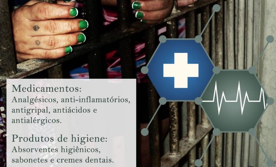 Em Londrina, a DPPR está arrecadando medicamentos e produtos de higiene para mulheres que cumprem pena no 3° Distrito Policial.