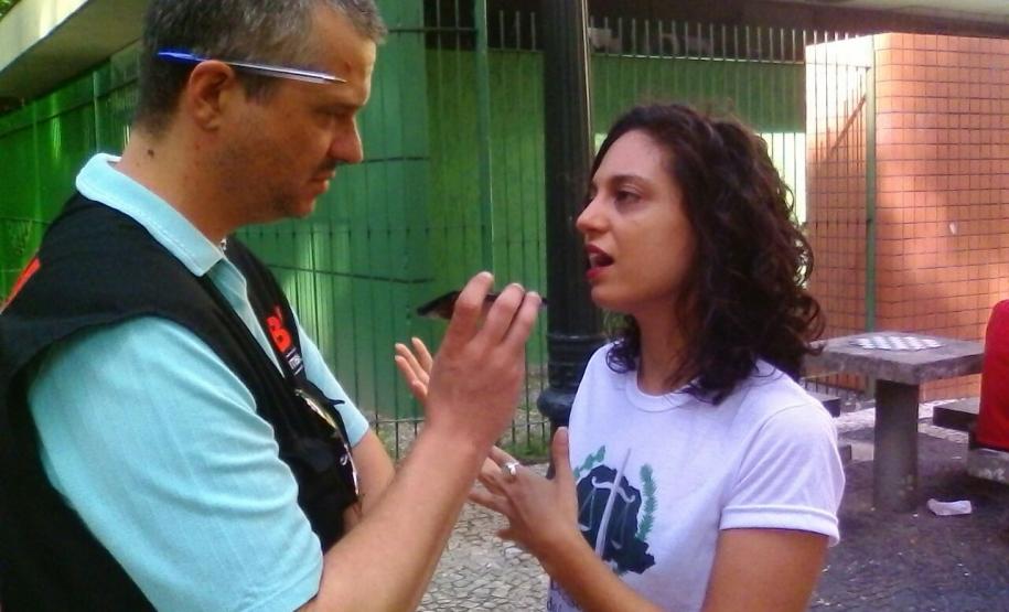 A defensora pública coordenadora do Núcleo de Cidadania e Direitos Humanos, Camille Vieira.