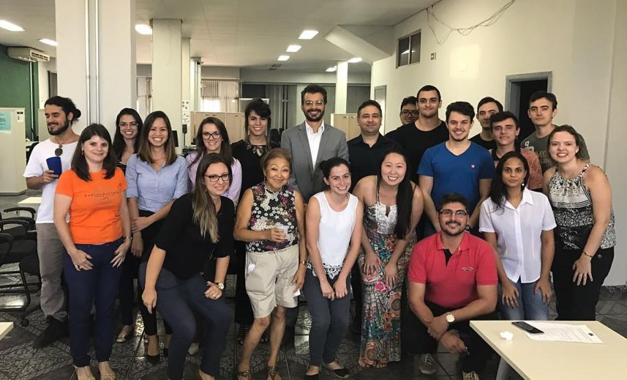 Equipe da Defensoria Pública em Maringá, onde também houve atividades relacionadas ao Mês da Visibilidade Trans.