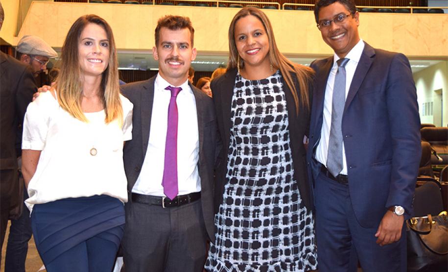 Solenidade de lançamento dos núcleos especializados da Defensoria Pública do Paraná na Assembleia Legislativa.
