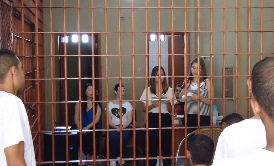 A primeira ação foi realizada no dia 02/03 na Penitenciária Estadual de Maringá.