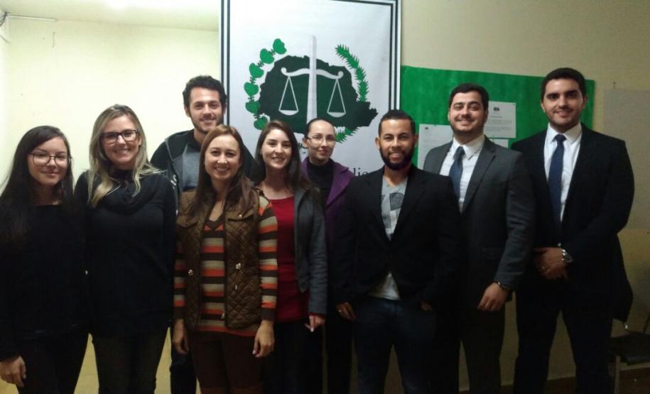 Equipe da Defensoria Pública em Castro.
