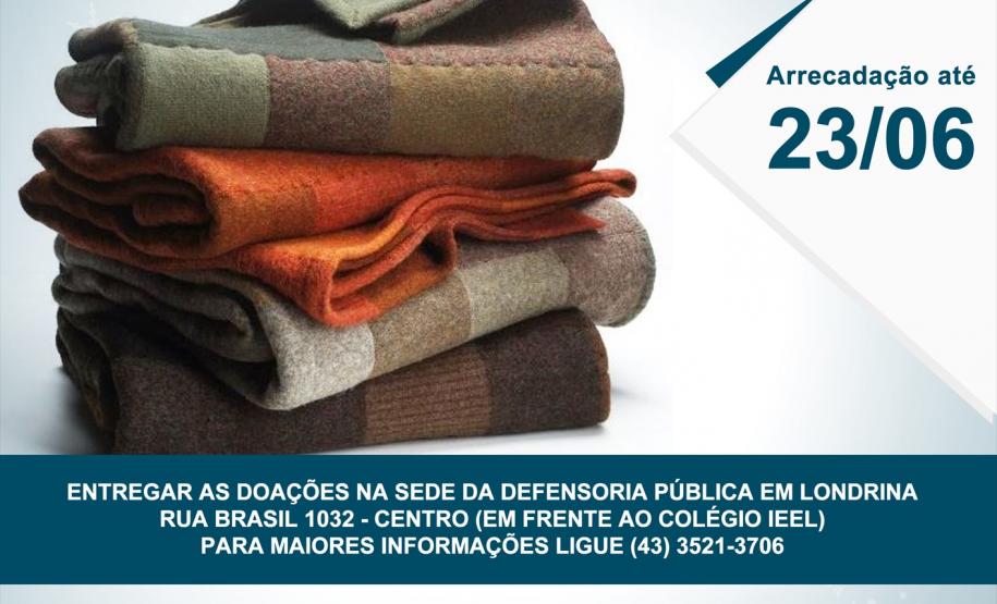 Itens serão destinados a pessoas em situação de vulnerabilidade social atendidas pela instituição