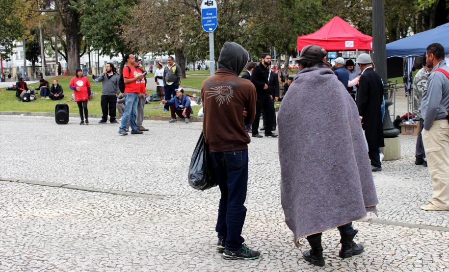 Durante a comemoração, diversos líderes dos movimentos do povo da rua discursaram. Eles pediram respeito das instituições públicas às pessoas em situação de rua e apontaram excessos cometidos por entes públicos, sobretudo pela Guarda Municipal.