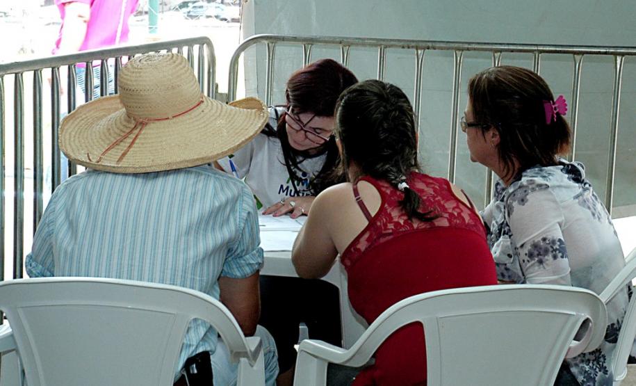 A DPPR realizou mais de 180 atendimentos nos três dias de evento, entre orientações jurídicas, divórcios consensuais e outras ações.