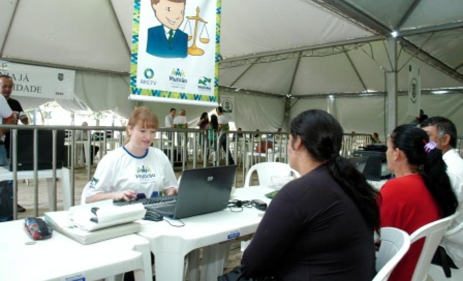 A DPPR realizou mais de 180 atendimentos nos três dias de evento, entre orientações jurídicas, divórcios consensuais e outras ações.