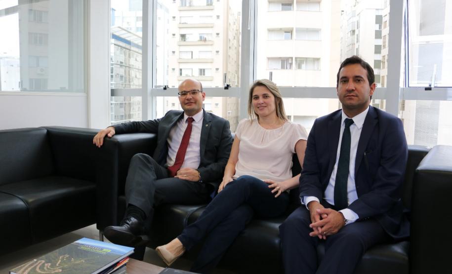 Acompanhado do defensor público-geral do estado de Rondônia, Marcus Edson de Lima, foram recepcionados pela subdefensora pública-geral Ana Carolina Dihl Cavalin