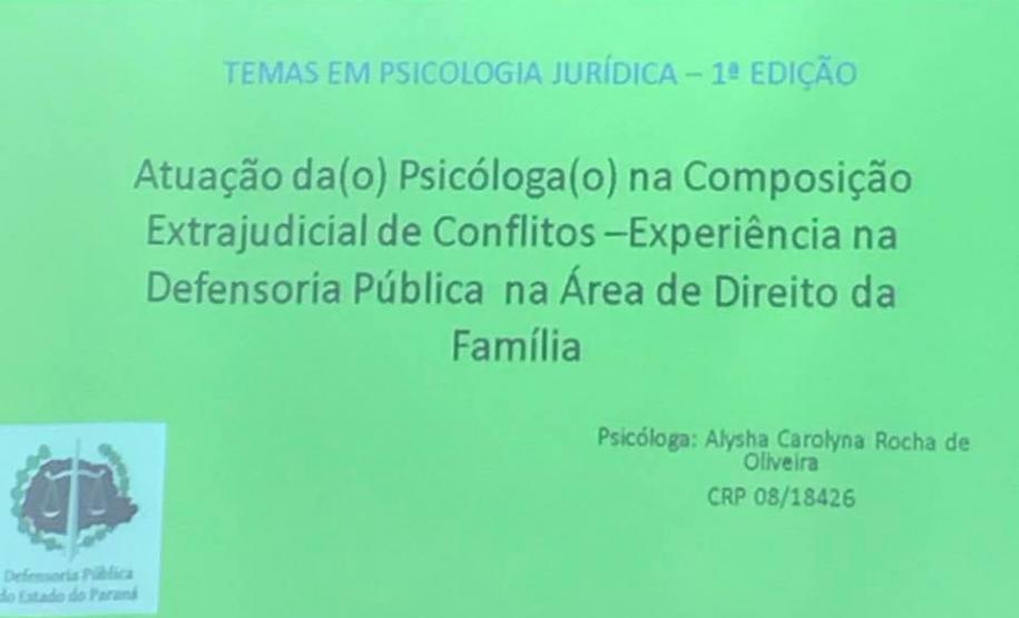 Material utilizado no evento