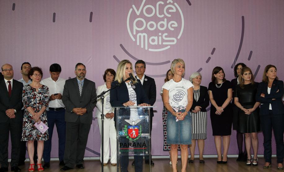 campanha “Você pode mais!” Cida Borghetti participa do evento
