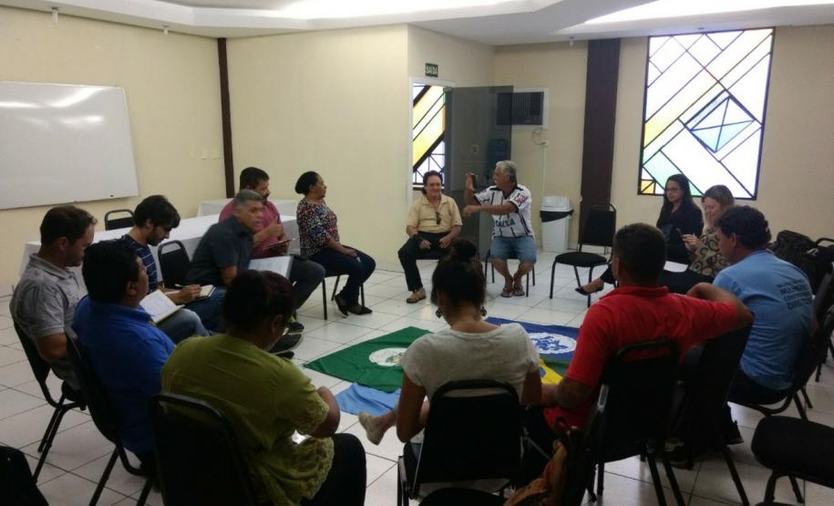 Reunião do NUCIDH com grupos tradicionais.