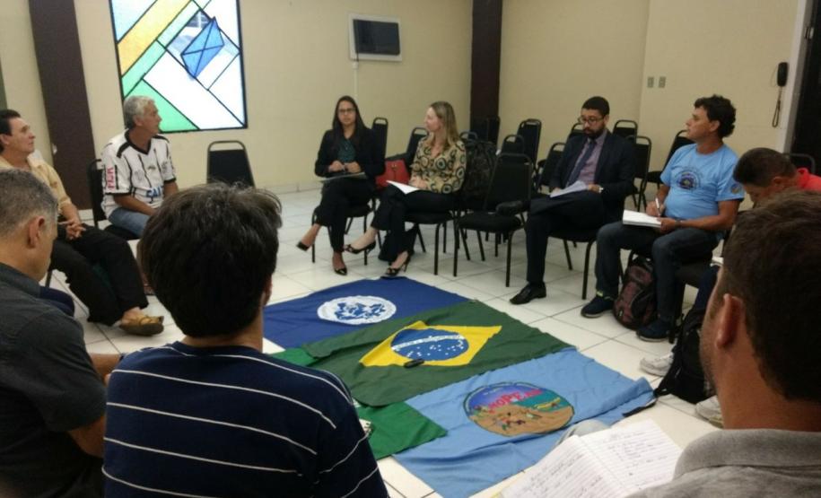 Reunião do NUCIDH com grupos tradicionais.