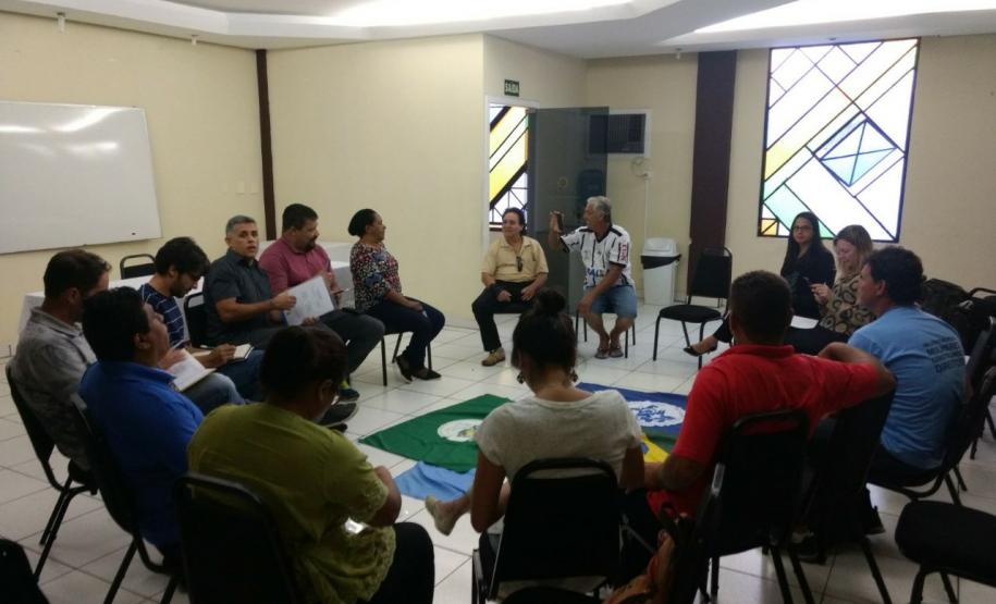 Reunião do NUCIDH com grupos tradicionais.