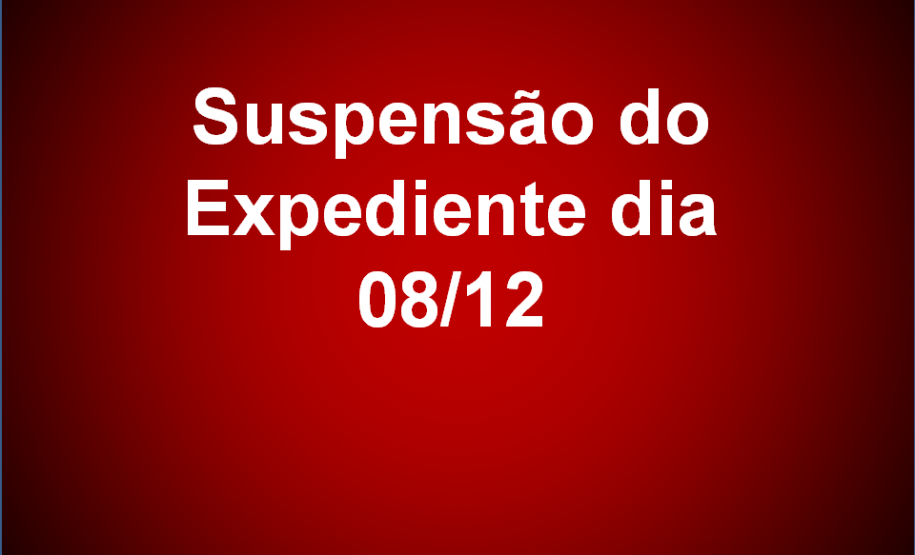 Suspensão do expediente