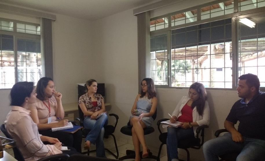 Participantes do Comitê, da esquerda  para a direita: Kássia Maria Trevisan Soares Momesso, Renata Teixeira de Castro Tobaldino, Tânia Cordeiro Aldivino, Drª Mariana Gonzaga Amorim, Raquel Rodrigues Alegre Pagliarini e Alan Cassio Costa.