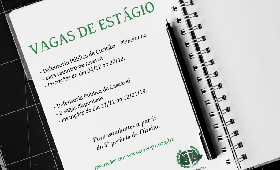 Informações para se candidatar às vagas