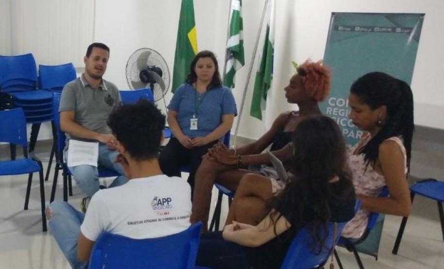 DPPR em Foz do Iguaçu participa do Janeiro Lilás.