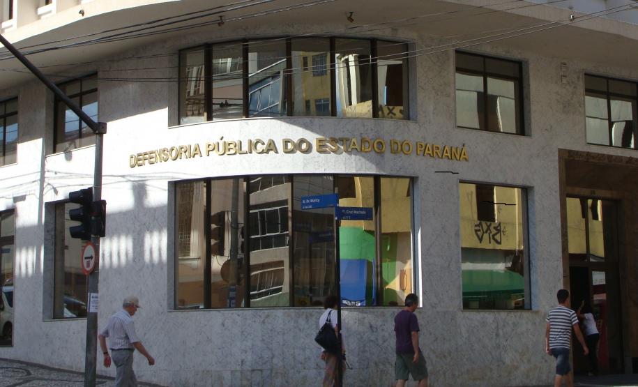 Sede da Defensoria Pública do Estado do Paraná em Curitiba.