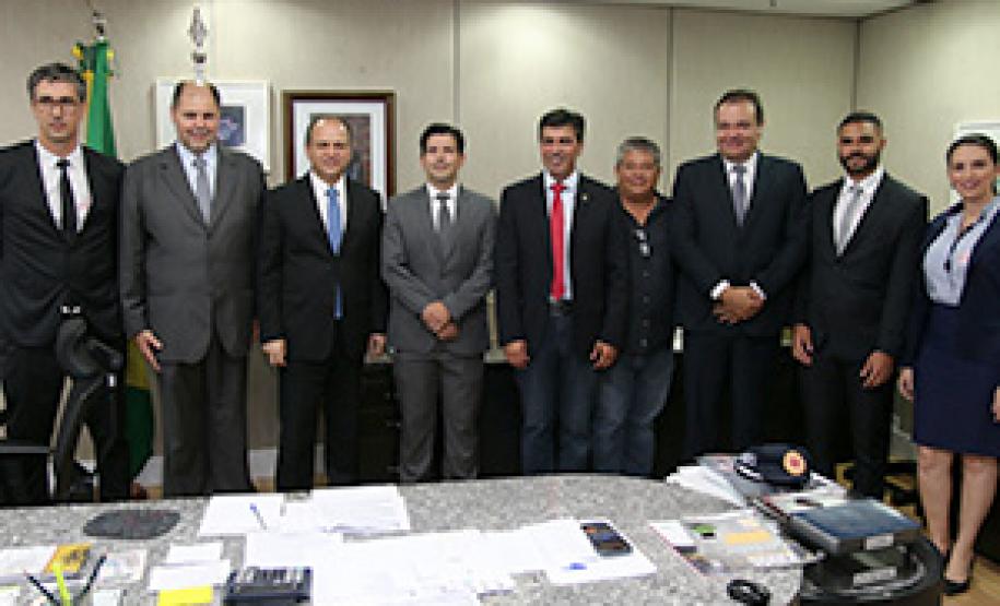 Comitiva em Brasília para liberação das verbas