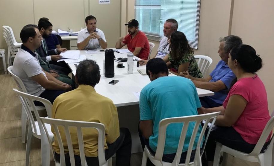 Objetivo do encontro é buscar o apoio da prefeitura para a criação da área especial de uso regulamentado do Faxinal do Salso.