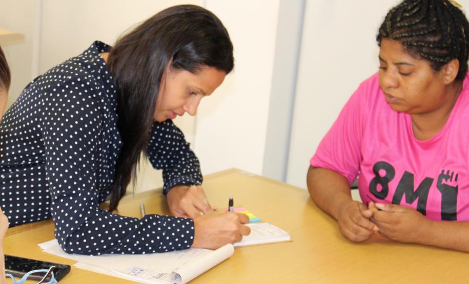 Encontro entre Núcleos da Defensoria Pública e a Secretaria das Mulheres Catadoras do Paraná.