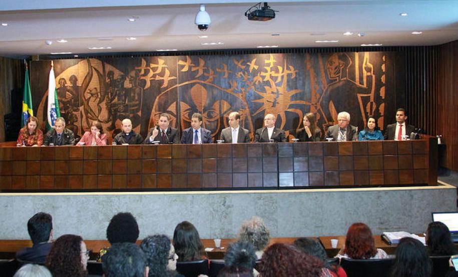 Audiência pública na Assembleia Legislativa.