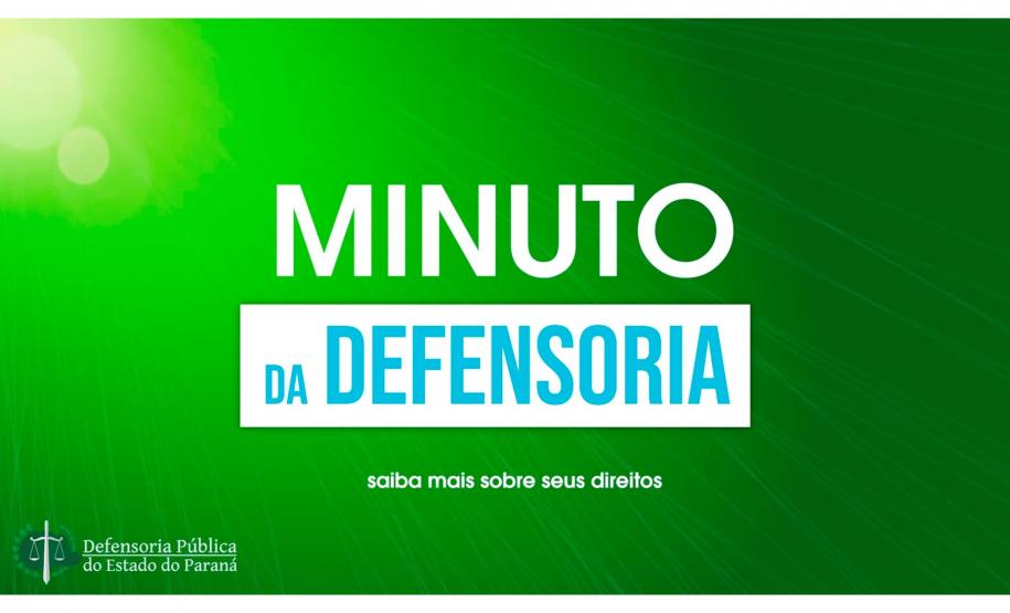 Minuto da Defensoria
