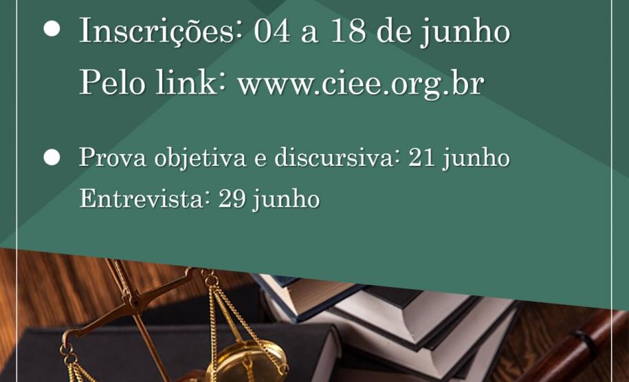vaga de estágio